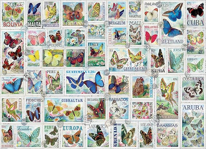Butterflies - Vintage Stamps