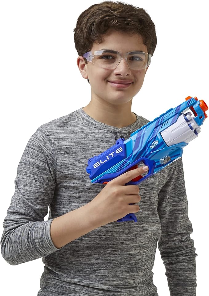 Nerf Elite Disruptor Blaster Reflex, Slam Fire, Blue (Amazon Exclusive)