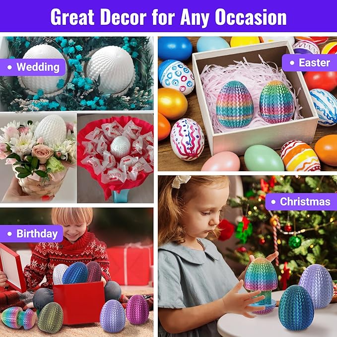 Maze Egg Money Puzzle Gift Box: Available in 4 Unique Internal Designs - Secret Cash Holder & Surprise Gift Container for Easter, Birthday, Wedding - Fun Brain Teaser Toy for Kids & Adults