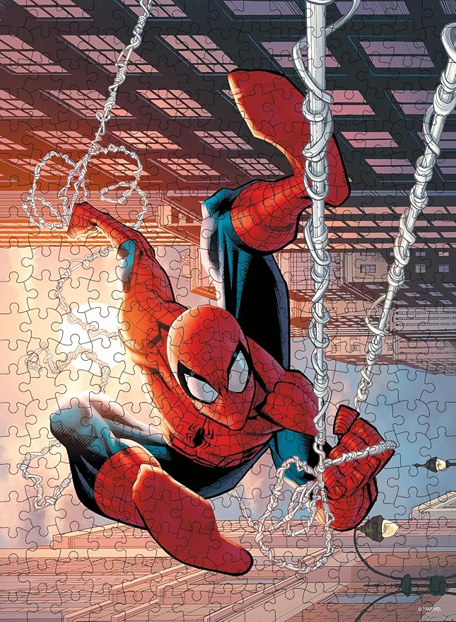 Buffalo Games - Marvel - 4 X 1 Multipack - Spider-Man - Multi-Piece Jigsaw Puzzles for Adults - Challenging Puzzle Perfect for Game Nights - Finished Size Varies