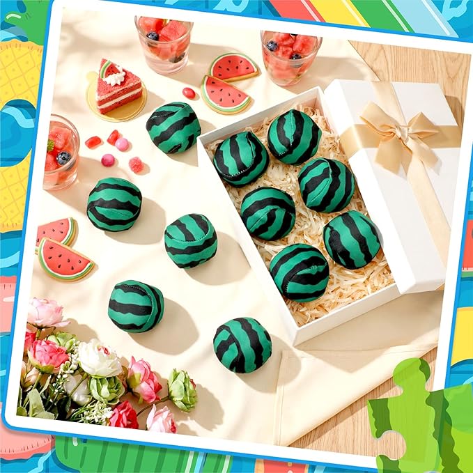 24 Pack Reusable Water Balls for Pool Fruit Party Favors 2 Inch Mini Pool Balls Bulks Water Fight Activities Favors Absorbent Toys for Kids Beach Party Supplies