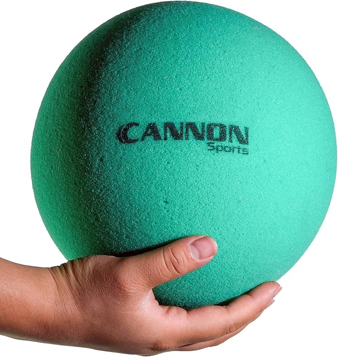 Cannon Sports Soft Foam Ball – Uncoated Medium Density Ball - Lightweight, Safe Play, Indoor/Outdoor Fun - Great for Volleyball, Basketball, Soccer, Dodgeball, and More