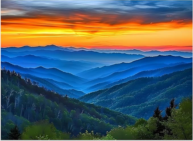 Jigsaw Puzzles 500 Pieces for Adults Puzzle Landscape Challenging Puzzle for Teens Elderly Natural Scene Hard Puzzles Great Gift for Friends Family Activity Fun Puzzle Games Toys 20.5"X15"