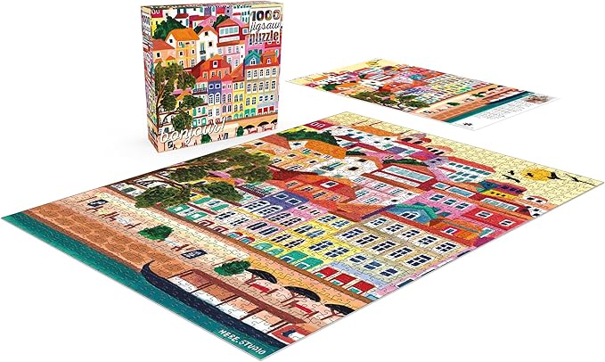 Buffalo Games - Bonjour - Porto Portugal - 1000 Piece Jigsaw Puzzle for Adults - Challenging Puzzle Perfect for Game Nights