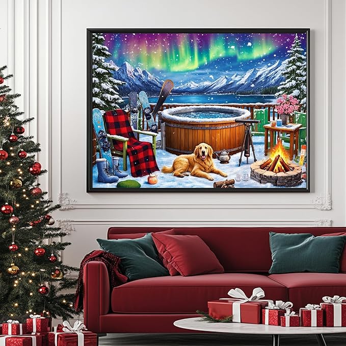 Northern Light - 500 Piece Jigsaw Puzzle for Adults - Challenging Puzzle Perfect for Game Nights - Finished Size is 20.5 x 15 -Gift for Christmas, Anniversary, Birthday,Family