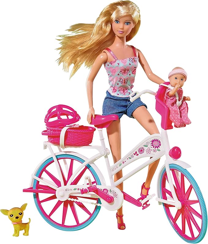 Simba Toys - Steffi Love Bike Tour with Bike and Doll, Multi