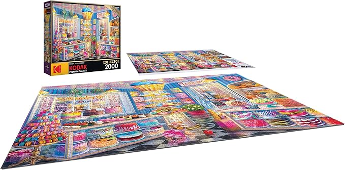 RoseArt - Kodak Premium Collector - Main Street Bakery - 2000 Piece Jigsaw Puzzle for Adults