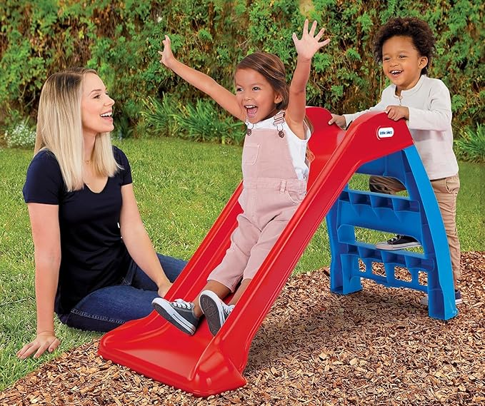 Little Tikes First Slide for Kids, Easy Set Up for Indoor Outdoor, Easy to Store, for Toddlers Ages 18 Months - 6 years
