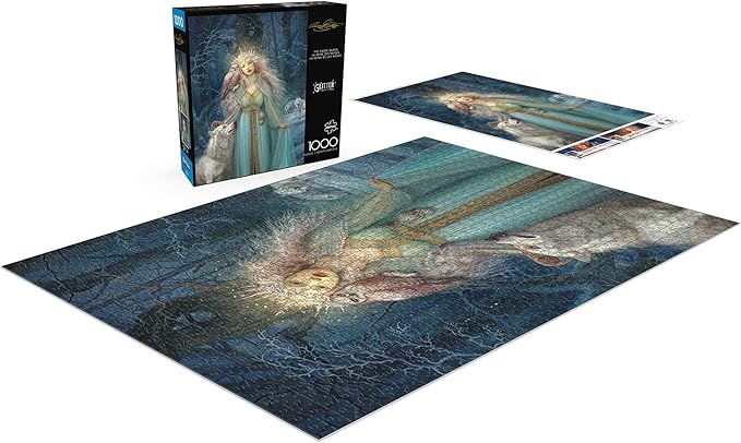 Buffalo Games - Annie Stegg Gerard - The Snow Queen - 1000 Piece Jigsaw Puzzle for Adults - Challenging Puzzle Perfect for Game Nights - Finished Size is 26.75 x 19.75