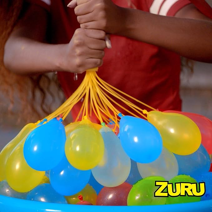 ZURU BUNCH O BALLOONS - 350 Rapid-Fill Crazy Color Water Balloons (10 Pack) Amazon Exclusive