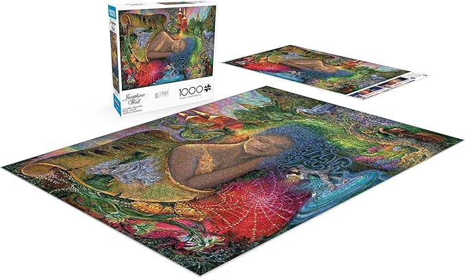 Buffalo Games - Josephine Wall - Colorful Dreaming - 1000 Piece Jigsaw Puzzle for Adults -Challenging Puzzle Perfect for Game Nights - Finished Size is 26.75 x 19.75