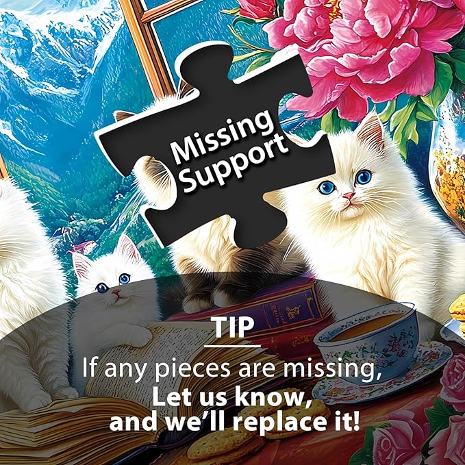 100 Piece Puzzles - Cute Ragdoll Cats Puzzles for Kids Ages 4-6 6-8 8-10, Large Piece Puzzle for Seniors for Elderly Activity for Adults Kids Puzzle Ages 5-8 Great Gift for Boys Girls