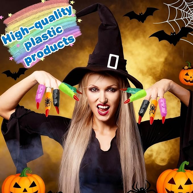 (70Pcs Halloween Ghost Fingers)