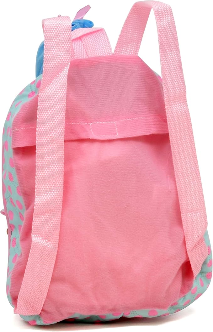 13in Soft Baby Doll with Take Along Pink Backpack Carrier, Briefcase Pocket Fits Accessories and Clothing