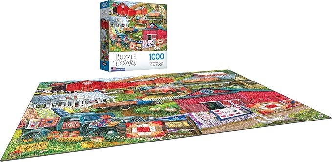 RoseArt - Puzzle Collector - Country Compilation - 1000 Piece Jigsaw Puzzle for Adults