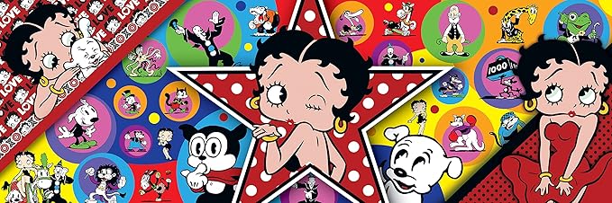 MasterPieces 1000 Piece Jigsaw Puzzle For Adults, Family, Or Youth - Betty Boop Panoramic - 13"x39"