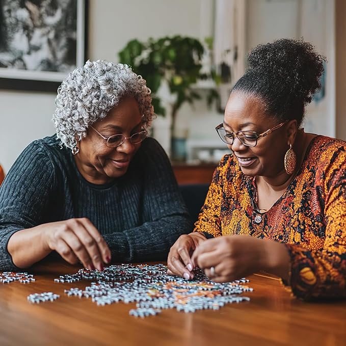 African American Expressions - Praise Dancer with Umbrella Puzzle – 500-Piece African American Jigsaw Puzzle for Adults | Inspirational Black Women Puzzle