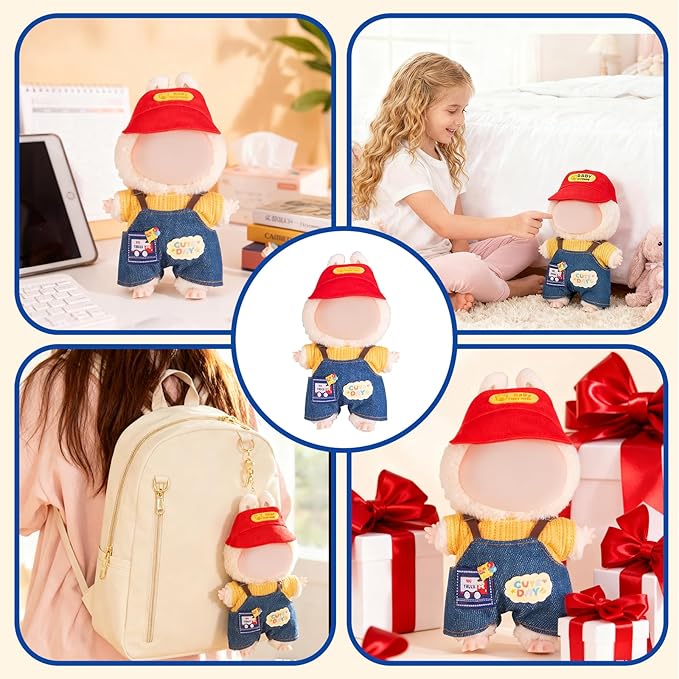 17cm Doll Clothes, Clothes for Dolls Outfit, Accessories for 17cm Dolls Clothes, No Doll Included (Classic)