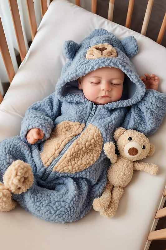 BABESIDE Lifelike Reborn Baby Dolls Boy - 18-Inch Newborn-Realistic Baby Doll Poseable Real Life Baby Dolls Soft Vinyl and Cloth Body with Toy Accessories for Kids Age 3+