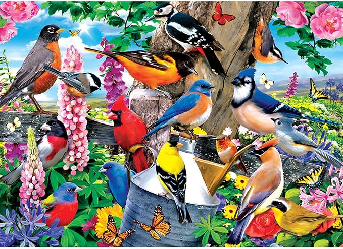 MasterPieces 1000 Piece Jigsaw Puzzle for Adults, Family, Or Youth - Spring Gathering - 19.25"x26.75"
