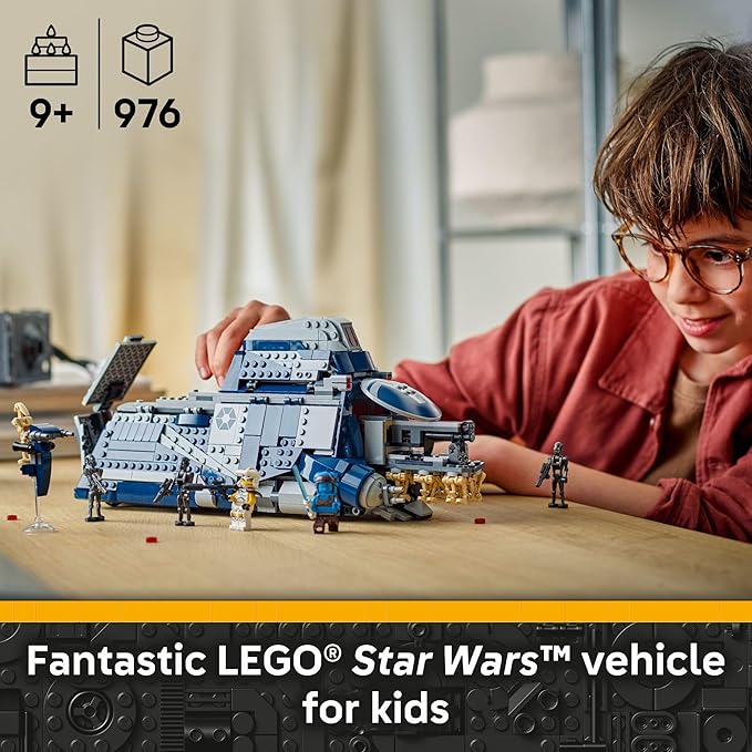 LEGO Star Wars: The Clone Wars Battle of Felucia Separatist MTT Building Toy for Kids - Building Blocks for Pretend Play or Room Decor - Collectible Gift Idea for Boys & Girls, Ages 9+ - 75435