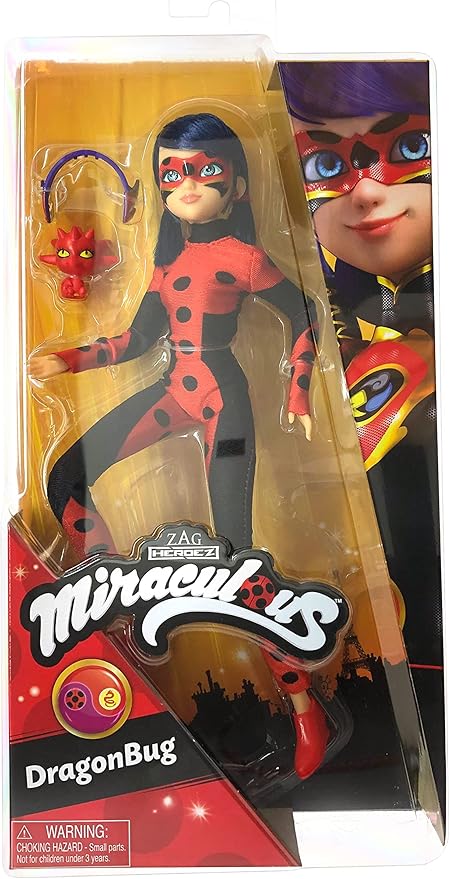 Miraculous Ladybug and Cat Noir Toys Dragon Bug Fashion 26cm Doll