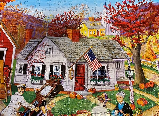 MasterPieces 300 Piece EZ Grip Jigsaw Puzzle - Fall Finds - 18"x24"