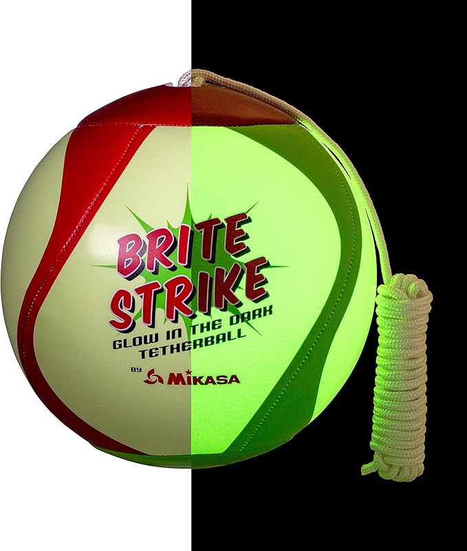 Mikasa Glow in the Dark Outdoor Tetherball, Multicolor
