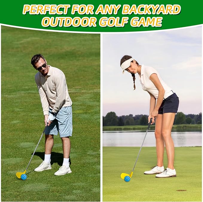 Golf Club with Oversize Head, Right-Handed Plastic Chipping Clubs for Outdoor Backyard Game Training Practice, Golf Accessories Gifts for Men