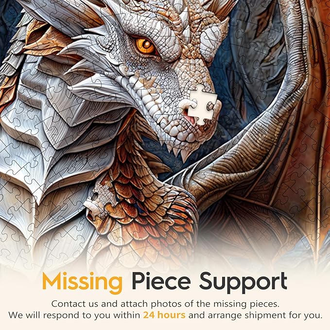 masseruon Round Puzzles for Adults 1000 Pieces-Dragon Puzzle-26.6 * 26.6in Jigsaw Puzzles with HD Matte Finish-Hard Impossible Difficult Puzzle for Adult-Challenging Gift for Puzzle Lovers Home Decor