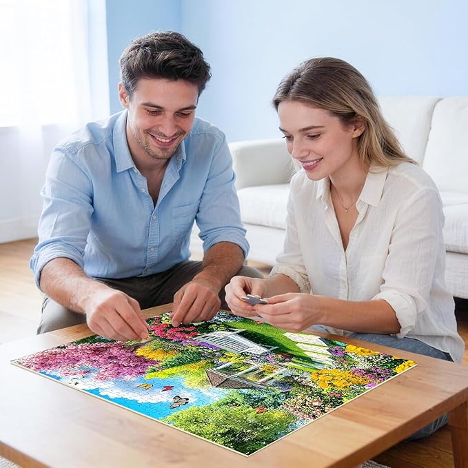 Jigsaw Puzzles 500 Pieces for Adults,Spring Puzzles 500 Pieces Adult Puzzles Games Family Challenging Game Great Gift Idea 20.5x15IN