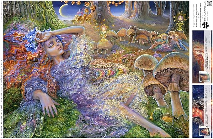 Buffalo Games - Josephine Wall - Glitter - After the Faery Ball - 1000 Piece Jigsaw Puzzle for Adults - Challenging Puzzle Perfect for Game Nights - Finished Size is 26.75 x 19.75