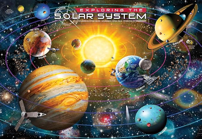 EuroGraphics Exploring The Solar System 200 - Piece Puzzle