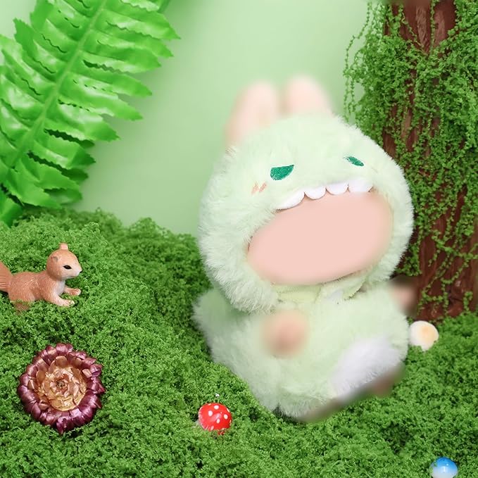 Clothes for labubu 17cm Accessories Suit Cute Clothes for Doll Dress up Animal Style Outfits (NO Doll)(Dinosaur)