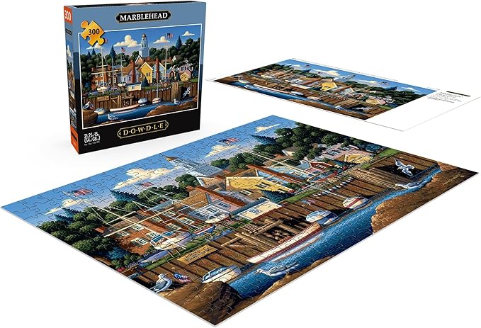 Buffalo Games - Eric Dowdle - Marblehead - Jigsaw Puzzle for Adults - Challenging Puzzle Perfect for Game Nights - Finished Size is 21.25 x 15.00