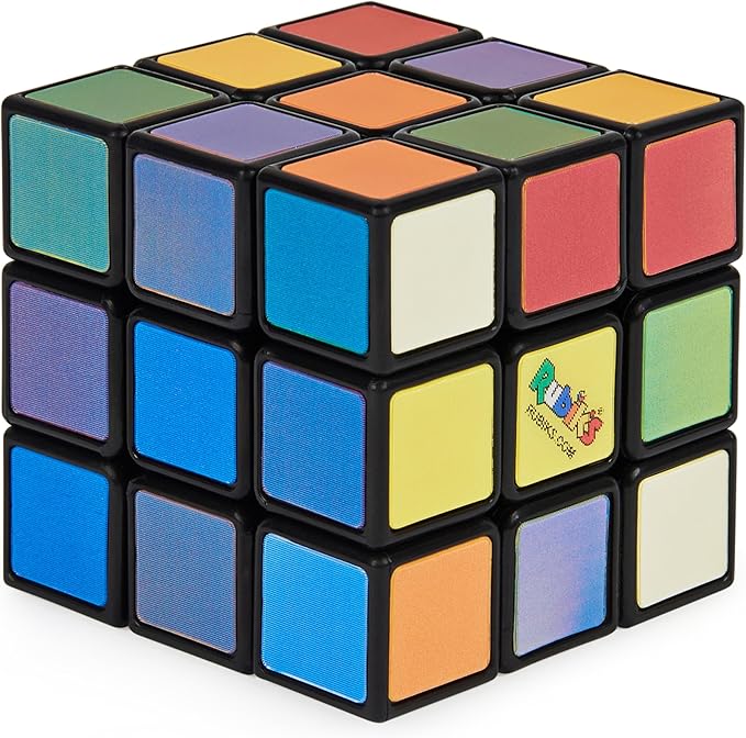 Rubik’s Cube, Impossible Cube, Advanced Color-Matching Puzzle, The Original Problem-Solving Brain Teaser Cube, Classic Color-Matching Puzzle, Fidget Toy, Sensory Puzzle for Ages 8 & Up
