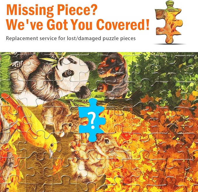 Jigsaw Puzzles for Adults 1000 Pieces, Vibrant Colorful Difficult Challenging Unique Puzzle for Game Night Family Home Decor, 20x27 Inches, Four Seasons