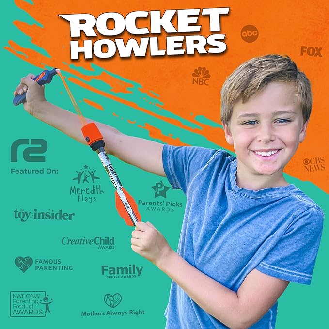 Toy Rocket Launcher for Kids: Best Easter Gifts for Boys & Girls All Ages 8 & Up - Slingshot Rockets Launchers - Easter Basket Stuffers for Teens - Outdoor Toys Gifts for 8 9 10 11 12 13 Year Old Boys