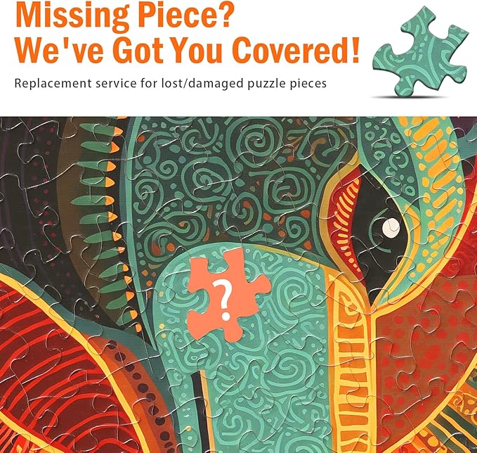 Jigsaw Puzzles for Adults 1000 Pieces, Animal Deer Difficult Challenging Unique Puzzle for Game Night Family Home Decor, 20x27 Inches, 20x27 Inches, Colorful Deer