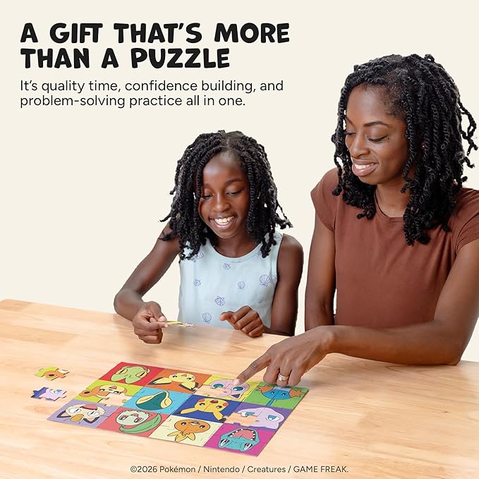 Buffalo Games - Pokémon 4-in-1 Kids Jigsaw Puzzle Multipack - 48, 72 & 100 Piece Puzzles - Colorful Character Art - Preschool Learning Activity -Ages 3-6+ - Birthday for Boys & Girls