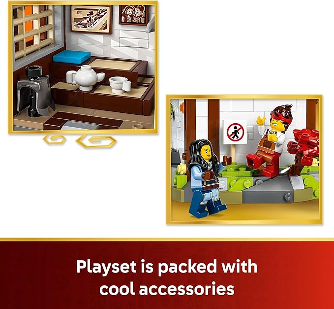 LEGO NINJAGO Four Weapons Blacksmith 15th Anniversary Building Toy for Kids, Ages 14+ - Ninja Playset W/Collectible Elemental Master of Earth + 4 Minifigures - Gift Idea for Teen Boys & Girls - 71858