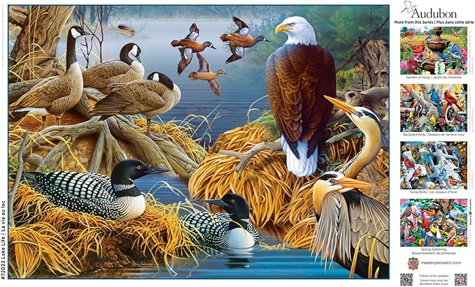 MasterPieces 1000 Piece Jigsaw Puzzle for Adults, Family, Or Youth - Lake Life - 19.25"x26.75"