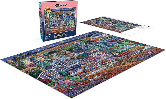 Buffalo Games - Eric Dowdle - Carlsbad - 1000 Piece Jigsaw Puzzle for Adults -Challenging Puzzle Perfect for Game Nights - Finished Size is 26.75 x 19.75