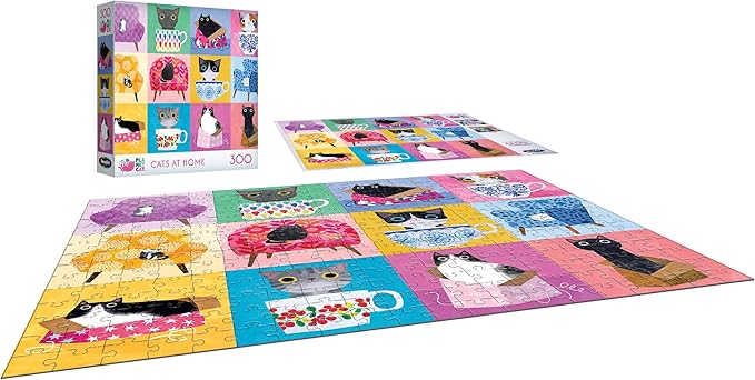 RoseArt - Planet Cat - Cats at Home - 300 Piece Jigsaw Puzzle for Adults