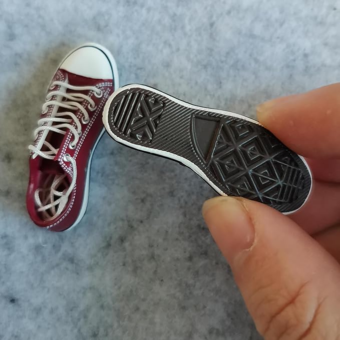 1:6 Scale Figure Shoes Sneakers Shoe for 1/6 12 inch Female Action Figure Phicen TBLeague (Red)