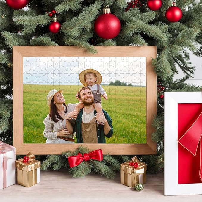 Custom Puzzle from Photos 200/300/500/1000 Pieces Personalized Puzzles for Family, Wedding, Chrisrmas, Gifts