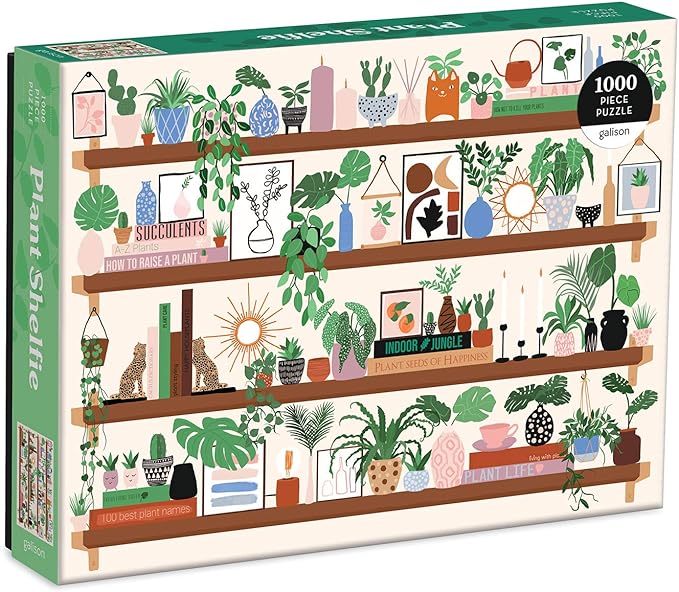 Galison Plant Shelfie 1000 Piece Puzzle Artic