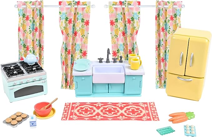 Honey Bee Acres Sweet Home Kitchen Accessories Playset, 27 piece Set: