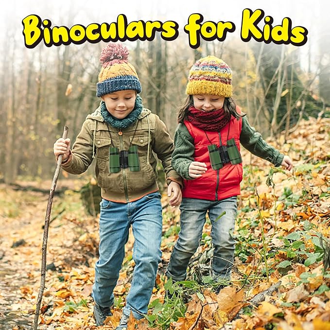 ESSENSON Binoculars for Kids Toys Gifts for Age 3-12 Years Old Boys Girls Kids Telescope Outdoor Toys for Sports and Outside Play, Bird Watching, Birthday Presents