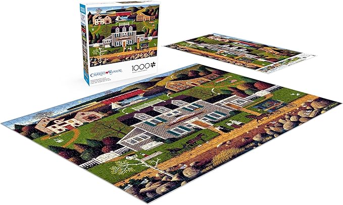 Buffalo Games - Charles Wysocki - Moonmeadow Cove - 1000 Piece Jigsaw Puzzle for Adults -Challenging Puzzle Perfect for Game Nights - Finished Size is 26.75 x 19.75